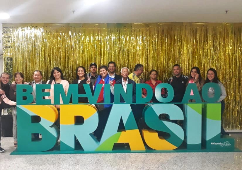 Hinchas colombianos en Brasil 2014