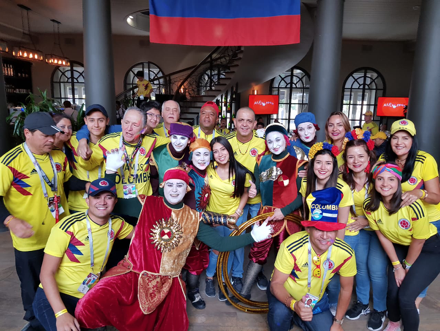 Hinchas colombianos en Rusia 2018